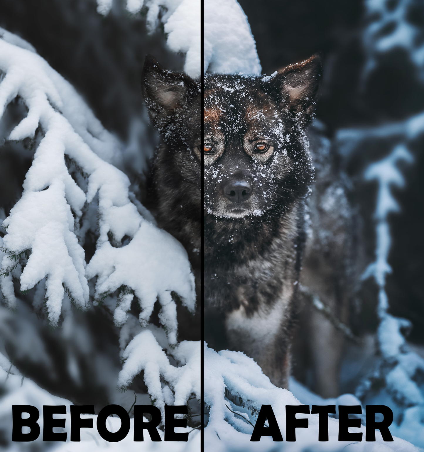 Cold Winter Presets Desktop Version | Dog Preset Pack lexi.wolf.soul