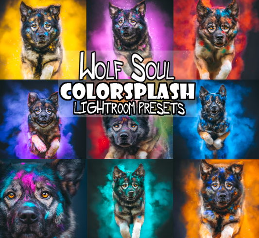 Color Splash Preset Pack Desktop Version | Dog Preset Pack lexi.wolf.soul